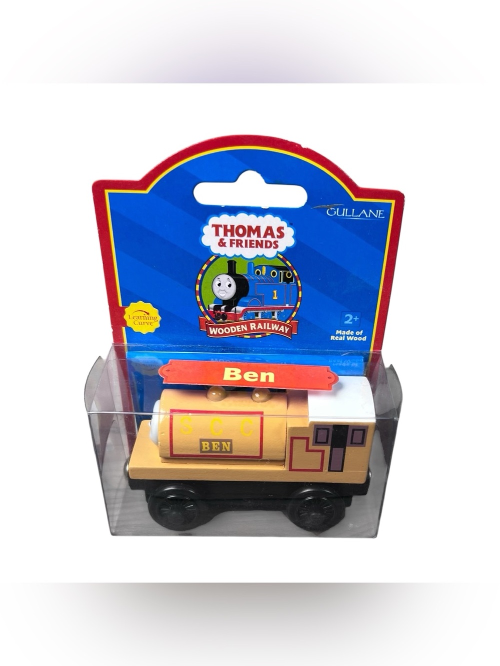 Vintage NIB Thomas Wooden Railway BEN Toy Train Sealed 2001 Red Label